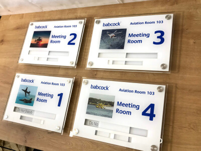 Sliding Door Sign