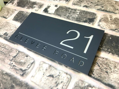 Floating Wall Sign