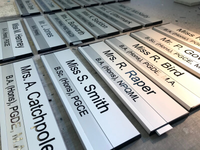 Interchangeable Steel Signs