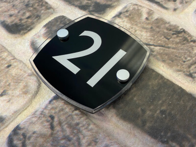 house sign perspex